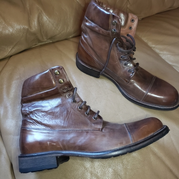 J&M leather Men casual boots - Picture 2 of 5